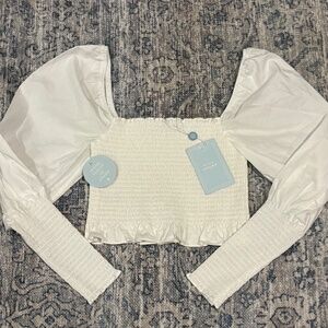 NWT Hill House Home long Sleeve Grace Nap Top size M